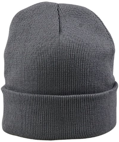 Hidzo Beanie - Muts - Polyester - Grijs - Heren Muts - Dames Muts