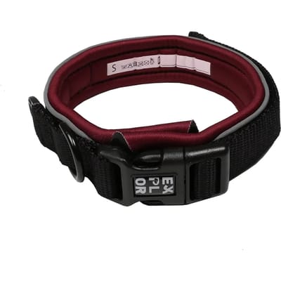 Duvoplus - Halsband Voor Dieren - Hond - Ultimate Fit Comfy Halsband Fashion Xs - 30-33cm Plum Purple - 1st