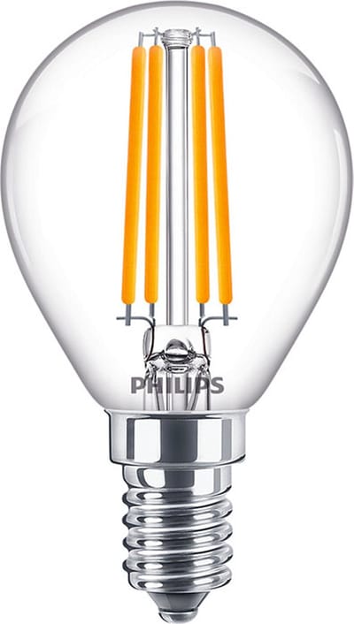 Philips Corepro LED Lustre E14 Kogel Filament Helder 6.5W 806lm - 827 Zeer Warm Wit | Vervangt 60W