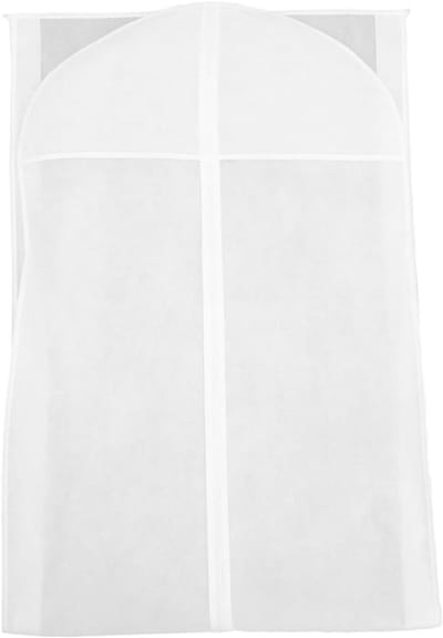 Jurkhoes Trouwjurk - Kledinghoes Lange Jurk - Kleding Beschermen - Ademend Non-woven Materiaal - 176x57 cm - Wit