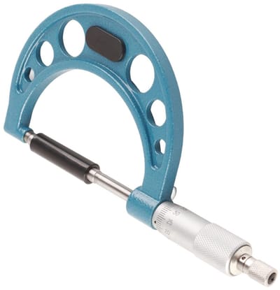 Dailygoods- Buitenmicrometer hoge nauwkeurigheid - Roestvrij staal - Dikte meten - Meetbereik 50-75 mm - Duidelijke schalen - Draagbaar ontwerp - Micrometer