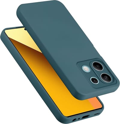Cadorabo Hoesje geschikt voor Redmi Note 13 5G Global in LIQUID GROEN - Beschermhoes gemaakt van flexibel TPU silicone Case Cover