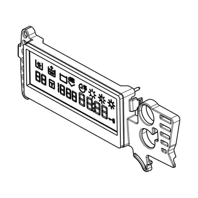 AEG gebruikersinterface-bord, set, TC2,FLWM,COATED 8091437106