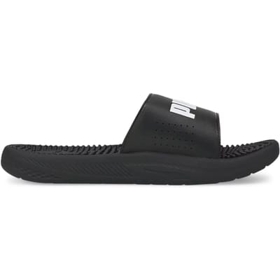 Puma Softride Slide Massage Sportslippers Heren Schoenen Zwart 383062-01 39 black