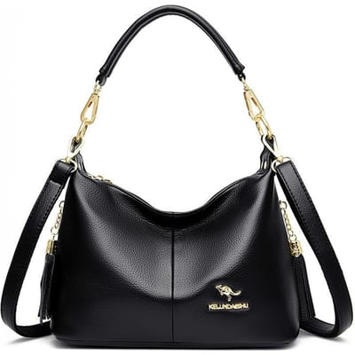 Tas met kwastjes, emmermodel, nieuwe dames schoudertas met schuine band, modieuze kleine splicing temperament dames tas