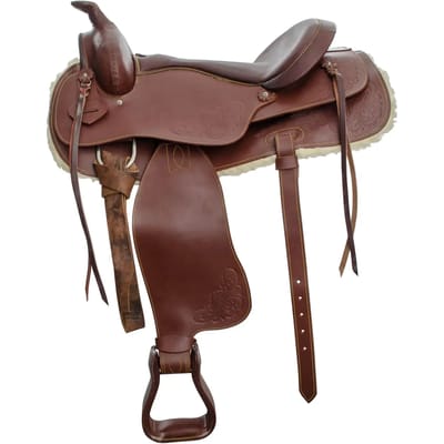 Allround zadel voor paard Red Horns