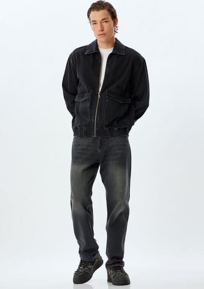 Normale taille Vintage Recht Jeansbroek
