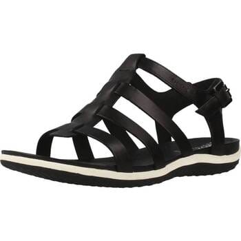 GEOX SANDAL VEGA DAMES Sandalen - ZWART - Maat 36
