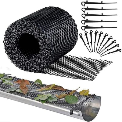 Ronte - Goot Guard voor Bladbescherming en Vuilnisblokkering 15 cm x 6 m