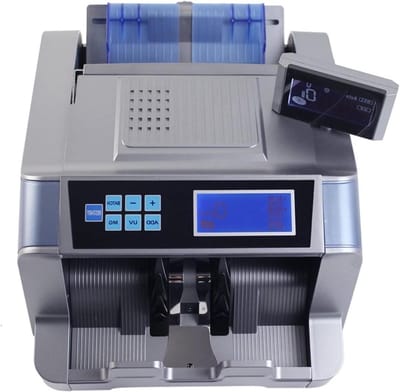 Geld Teller Machine - Bankbiljet Detector - Snel Geld Tellen - UV MG Detectie - 1000 stcs/min - Zwart