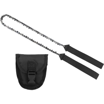 Buiten Mini Draagbare Handkettingzaag Survival 33t Houtzagen Kamperen Zakzaag Gereedschap Zwart gray
