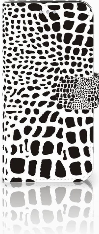 Book Case voor Samsung Galaxy S7 Telefoonhoesje met Pasjes Slangenprint