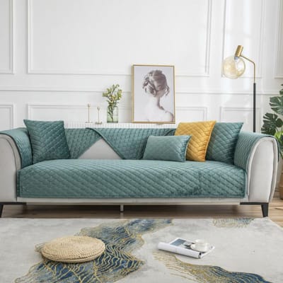 Pluche Bankhoes Effen Kleur Super Zacht Woonkamer Bankkussen Modern Eenvoudig Antislip Bank Rugleuninghoes Handdoek Kan Op Maat Gemaakt Worden 70X70CM 1PCS