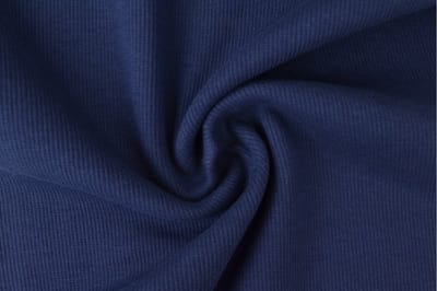 Rib boordstof - Marineblauw - 1 meter - Per meter - 60cm breed