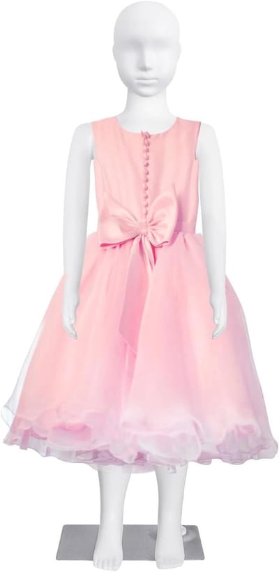 Kinderen Etalagepop - Kinderpop Kleedvorm - Kleding Presenteren - Verstelbare Armen - 100 cm - Wit