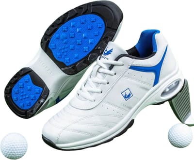 Livano Golfschoenen Heren - Golfkleding - Golfschoenen Antislip - Golfen - Wit - 43
