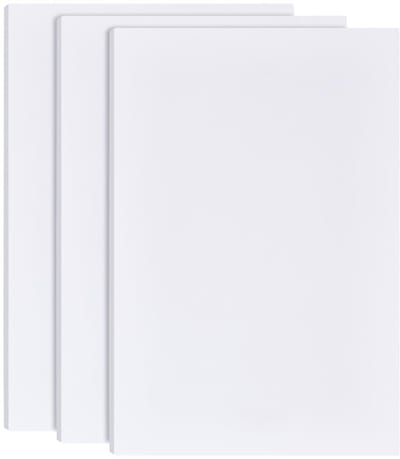 Dailygoods- Schuimplaat 3 Stuks - 8 mm Dikte - Rechthoekig - PVC-Schuim - Voor Montage/Handwerk - Creatieve Projecten - Knutselplaat