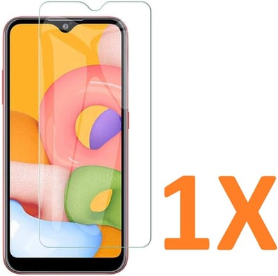 Screenprotector Glas - Tempered Glass Screen Protector Geschikt voor: Samsung Galaxy A01 core - 1x