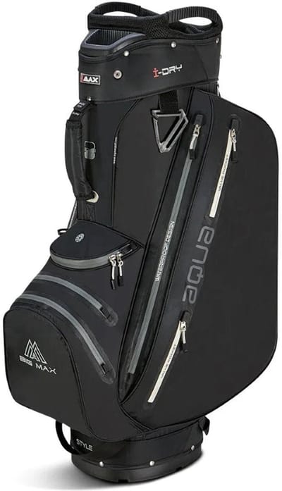 Big Max Aqua Style 4 - Waterdichte Golftas - Cartbag - Zwart
