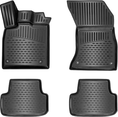 3D Rubber Automatten voor AUDI A4 2007-2015 [B8] - geurloos & op maat - hoge rand