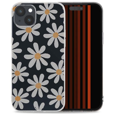 imoshion Hoesje - Geschikt voor Apple iPhone 15 Plus - Design hoesje verpakking - Daisy Flower