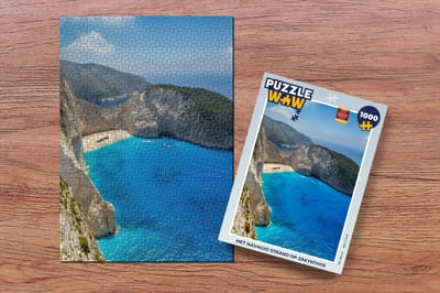 Puzzel Het Navagio strand op Zakynthos - Legpuzzel - Puzzel 1000 stukjes volwassenen