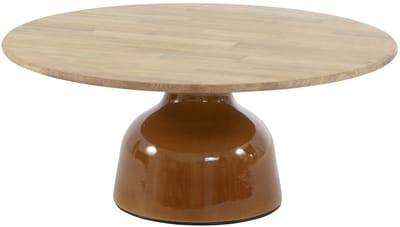 June lounge tuintafel hoogglans keramiek caramel 80xH35 cm 4 Seasons Outdoor