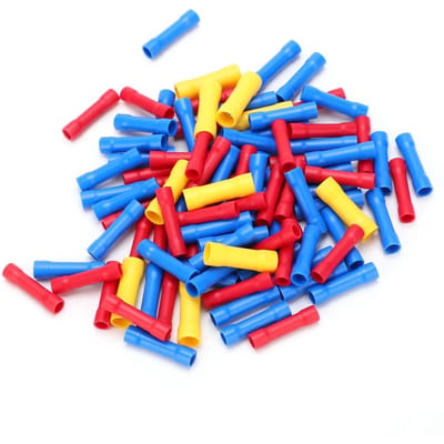 100 stuks Draadconnector Volledig geïsoleerd Waterdicht Batterij Lasdraad Buisvormige Klem