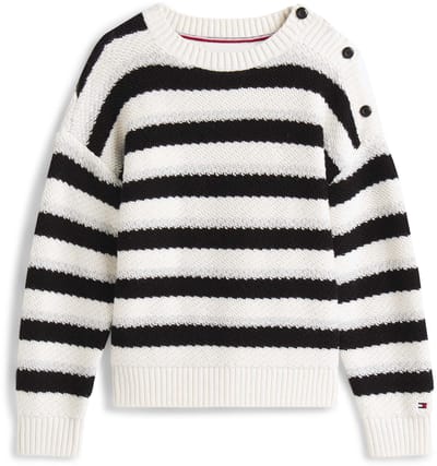 Trui Tommy Hilfiger Lurex Streeptrui - Fashion Wear - Kinderen