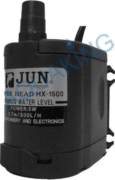Aquaking HX 1500 Waterpomp - 5W - 400 l/u - Aquarium - Waterpomp - Aquarium pomp - Waterpomp Elektrisch - Hydrocultuur