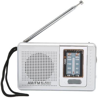 Dailygoods- AM FM Radio met Langdurige Batterij - Draagbare Radio - Mini Radio - Verbeterde Ontvangst - Grote Luidspreker - Voor Buiten en Noodpakket