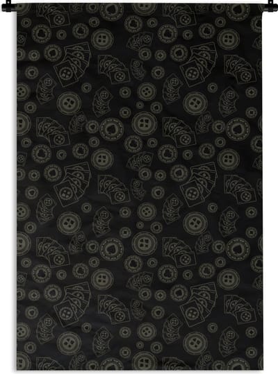 Wandkleed - Wanddoek - Poker - Speelkaarten - Gokken - Patroon - 120x180 cm - Wandtapijt