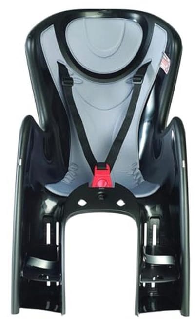 Bicycle Child Seat - Rear Mounted for Kids up to 22 kg - Black