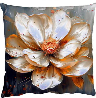 Sierkussens - Kussentjes Woonkamer - 50x50 cm - Bloemen - Goud - Kunst - Zwart - Modern