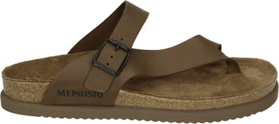Mephisto - NIELS SCRATCH - Heren slippers - Kleur: Bruin - Maat: 46