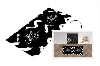 Keukenloper - Loper keuken - Beste collega - Werk - Quotes - 120x50 cm - Keukenloper vinyl