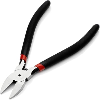 Ultra scherpe draadknipper - 15 cm draadknippers met langere platte snijkant, ideaal voor knutselen en precisiewerk