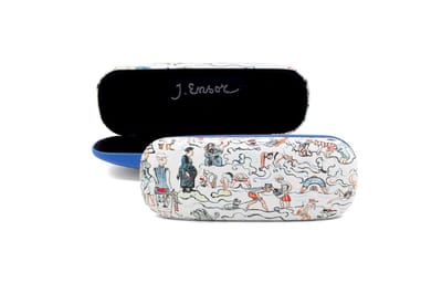 Lanzfeld - Brillenkoker - Baden van Oostende - Ensor - Hard Case - Microfiber