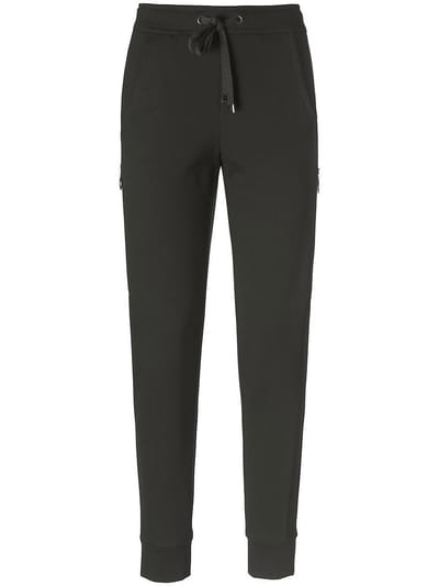 Broek in jogg-pant-stijl pasvorm Barbara Van Peter Hahn zwart