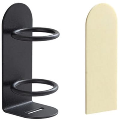 Dailygoods - Elektrische tandenborstelhouder - Wandmontage - Hoogwaardige kwaliteit - Zwart - Duurzaam ontwerp - Geschikt voor volwassenen - Stijlvoll...