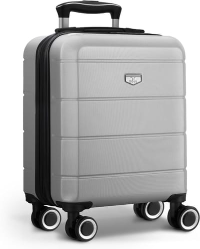 Reiskoffer handbagage - Kleine koffer - Reizen met gemak - Waterafstotend en lichtgewicht - 45x36x20cm - Grijs