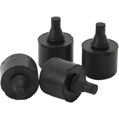 4 pièces Butée d'amortisseur de porte de voiture CFM500010 Caoutchouc d'amortisseur de porte pour réduction du bruit pour Sport L320 2005 2013 black
