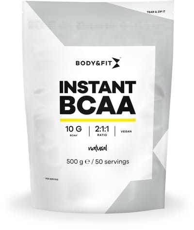 Body & Fit Instant BCAA - Naturel Aminozuren - 500 gram (50 doseringen)