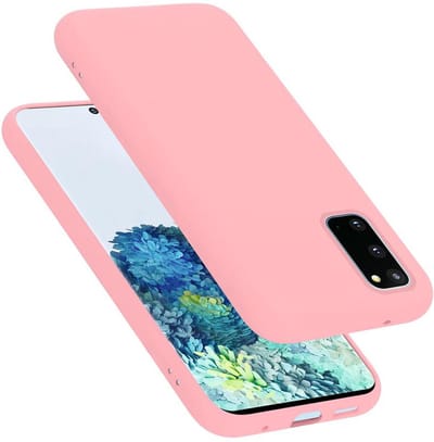 Cadorabo Hoesje geschikt voor Samsung Galaxy S20 in LIQUID ROZE - Beschermhoes gemaakt van flexibel TPU silicone Case Cover