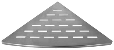 L'Aqua RVS InWall hoekplanchet 29 x 29 cm