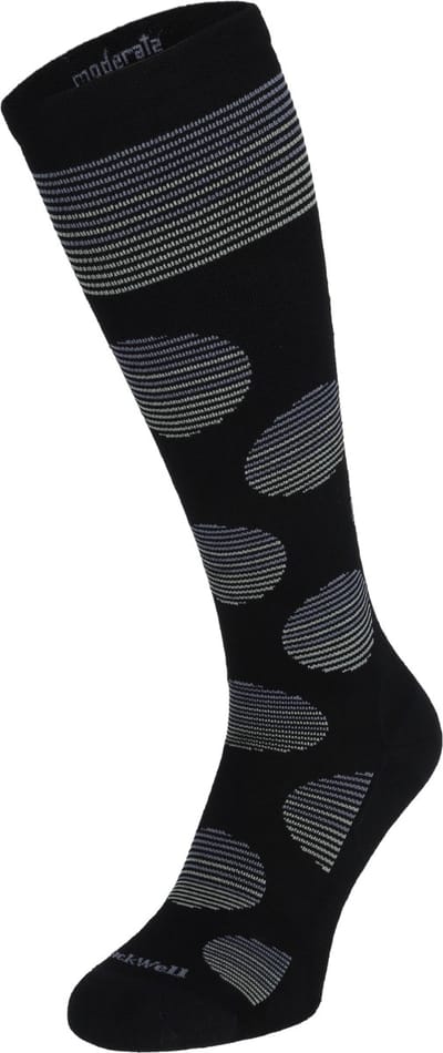 Sockwell - Featherweight Dot Dames Compressiekousen Klasse 1 Black - Maat 35-38