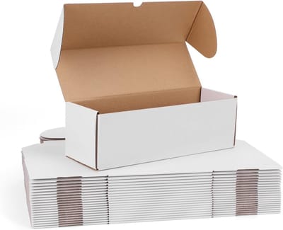 20 Stuks Verzenddozen Karton Wit 30x10x10 cm - Stevige Verpakking voor Verzenden en Verhuizen