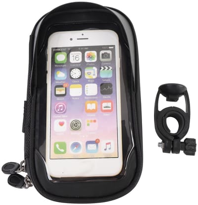 Dailygoods- Fietsframe Tas Waterdicht - Fiets Mobiele Telefoon Tas - Verbeterde Waterdichte Eigenschappen - TPU Materiaal - Inclusief Achteruitkijkspiegel Bevestiging - Geschikt voor Mountainbikes - Fietstas
