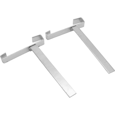 2 Stuks Bijenkast Frame Houder 5 Frames Capaciteit Roestvrij Staal Split Type Imkerij Frame Ondersteuning white
