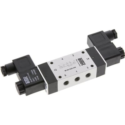 5/2 G1/8'' Bi-Stabiel Magneetventiel 24V DC 2-10bar/28-140psi Airtec